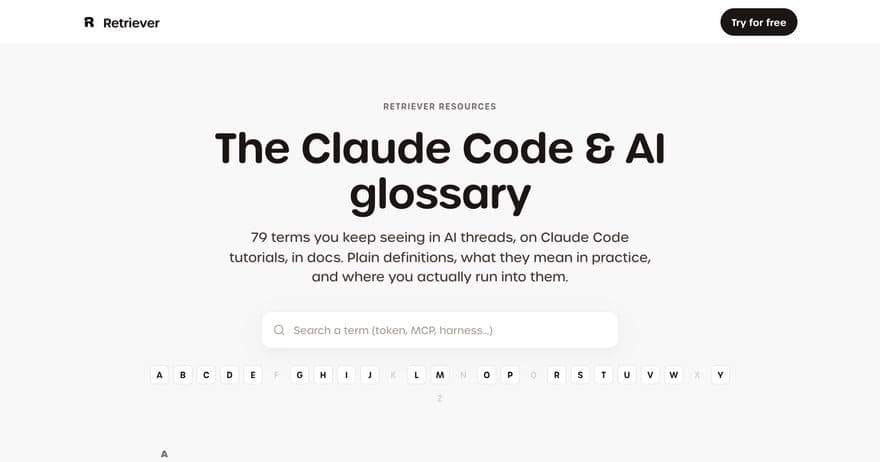 Preview of Claude Code & AI Glossary